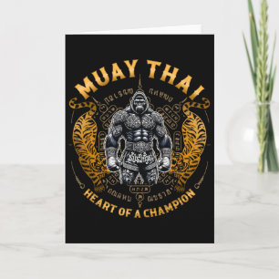 Heart Of A Champion - Kickboxing And Muay Thai Gor Card