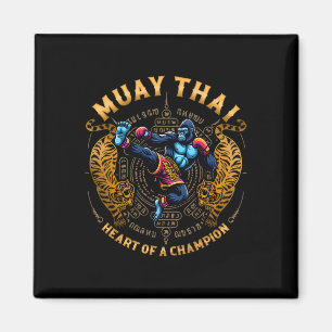 Heart Of A Champion - Kickboxing And Muay Thai Gor Magnet