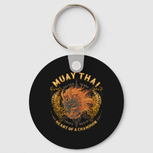 Heart Of A Champion - Kickboxing And Muay Thai Oni Key Ring