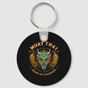 Heart Of A Champion - Kickboxing And Muay Thai Oni Key Ring