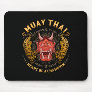 Heart Of A Champion - Kickboxing And Muay Thai Oni Mouse Mat