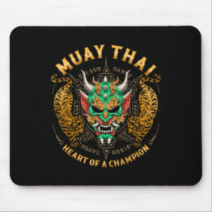 Heart Of A Champion - Kickboxing And Muay Thai Oni Mouse Mat