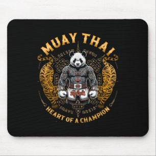 Heart Of A Champion - Kickboxing And Muay Thai Pan Mouse Mat