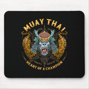 Heart Of A Champion - Kickboxing And Muay Thai Sam Mouse Mat