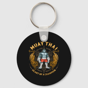 Heart Of A Champion - Kickboxing And Muay Thai Tra Key Ring