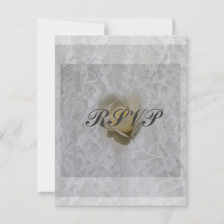 Heart of a Rose RSVP Card