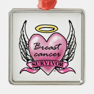 Heart of a Survivor Metal Tree Decoration