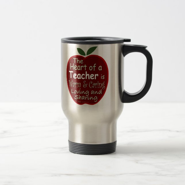 Heart of a Teacher Mug (Right)