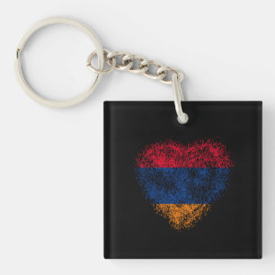 Heart of Armenia Key Ring