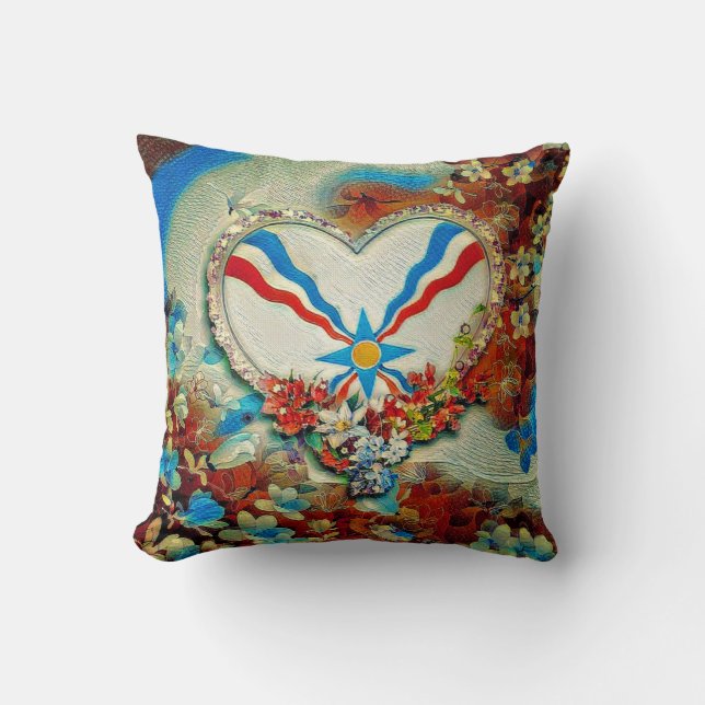 Heart of Assyria Cushion (Front)
