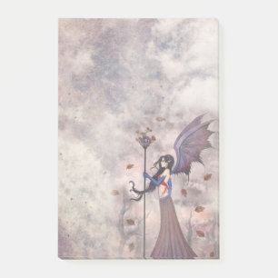 Heart of Autumn Fairy Vampire Gothic Art Post-it Notes