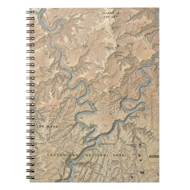 Heart of Canyonlands (Utah) map notebook (Front)