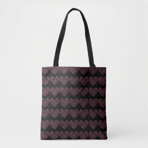 Heart of Capricious Butterflies Tote Bag
