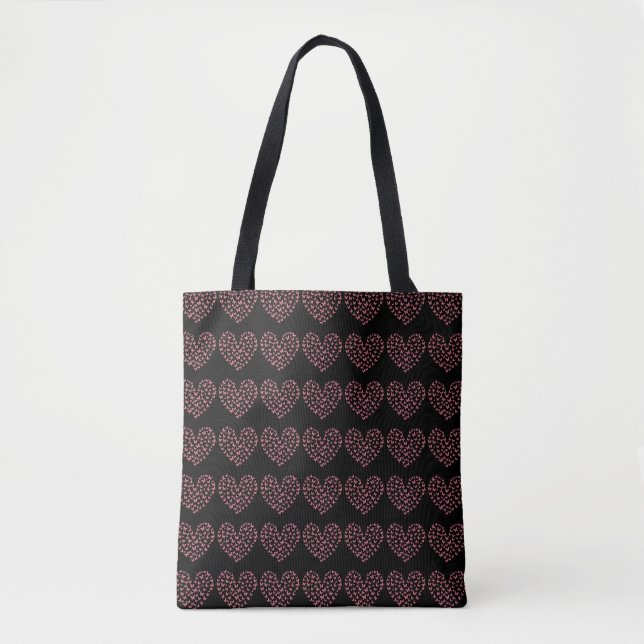 Heart of Capricious Butterflies Tote Bag (Front)