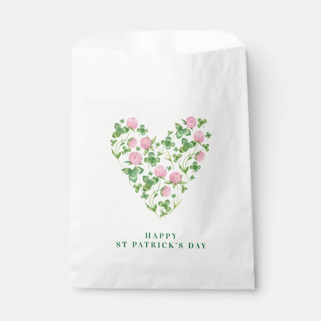 Heart of Clover | St Patrick's Day Favour Bags (Front)