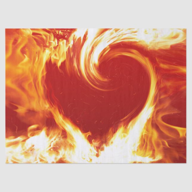 heart of fire tissue paper (Front)