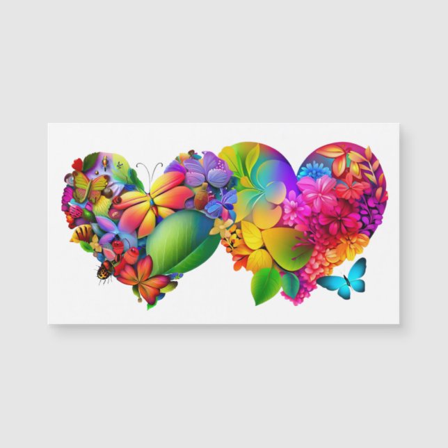 Heart of Flowers and Butterflies (Front)