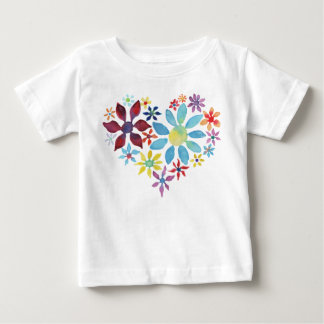 Heart of Flowers Baby T-Shirt