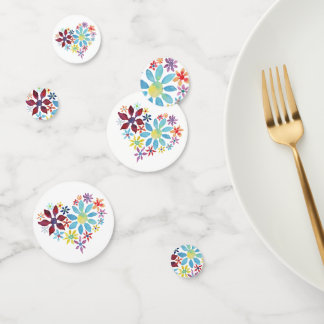 Heart of Flowers Confetti