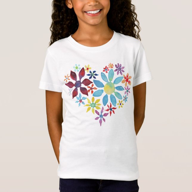 Heart of Flowers T-Shirt (Front)