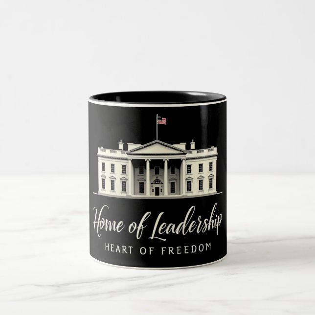 Heart of Freedom Two-Tone Coffee Mug (Center)