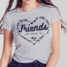 Heart of Friendship Typography