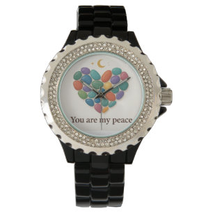 Heart of Gems: Elegant Crystal-Inspired Watch Desi
