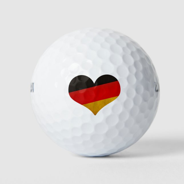 Heart of Germany Golf Balls (Front)