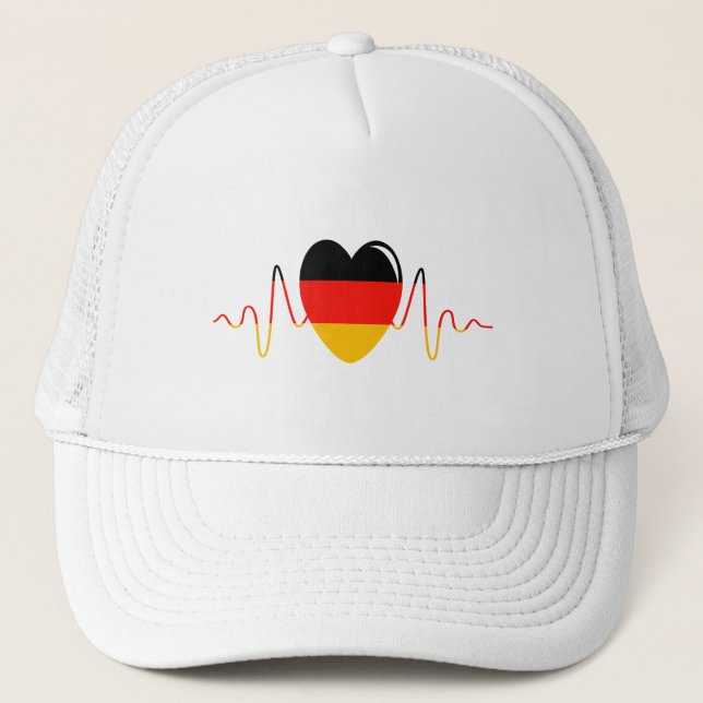 Heart of Germany Trucker Hat (Front)