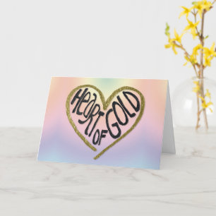 Heart of Gold Card