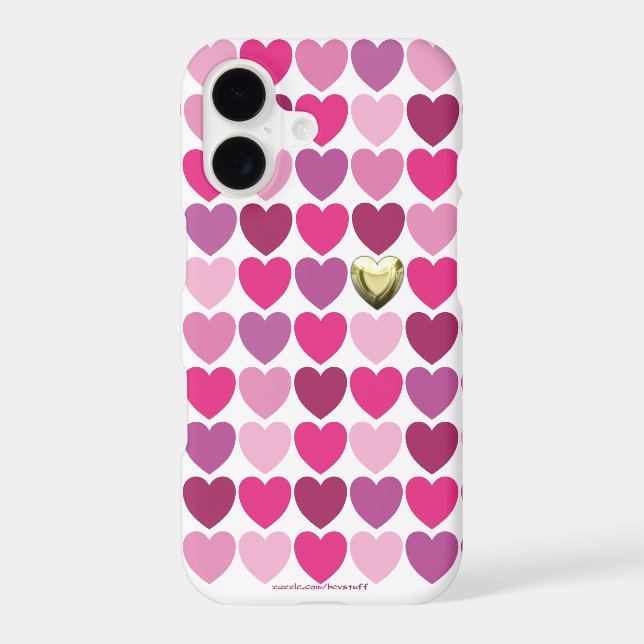 Heart of Gold Casemate iPhone Cases (Back)