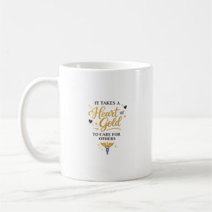 Heart of Gold Doctor Inspirational Quote Design Coffee Mug