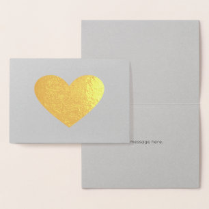 Heart of Gold Foil Card