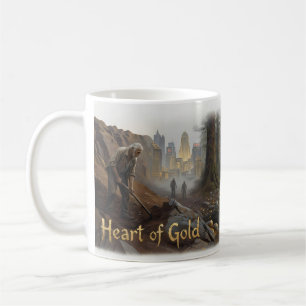 Heart of Gold Lifelong Journey Old Man Mug