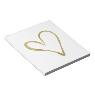 Heart of Gold Notepad