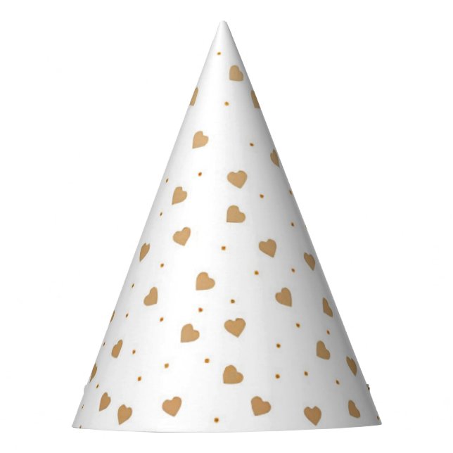 Heart of Gold Party Hat (Front)