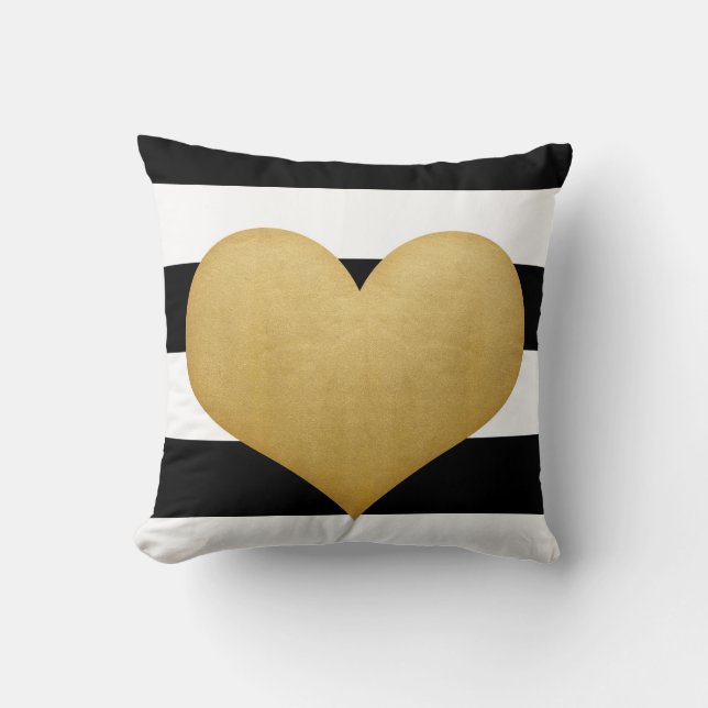 Heart of Gold Pillow (Front)