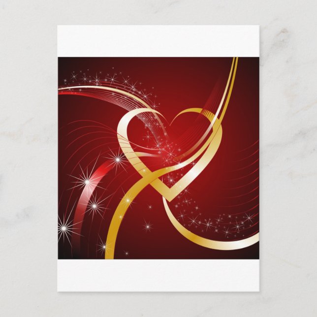 Heart Of Gold Postcard (Front)