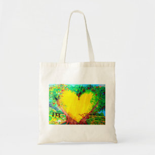 heart of gold tote bag