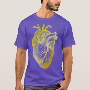 Heart of Gold Vintage Heart Anatomy T-Shirt