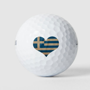 Heart of Greece Golf Balls