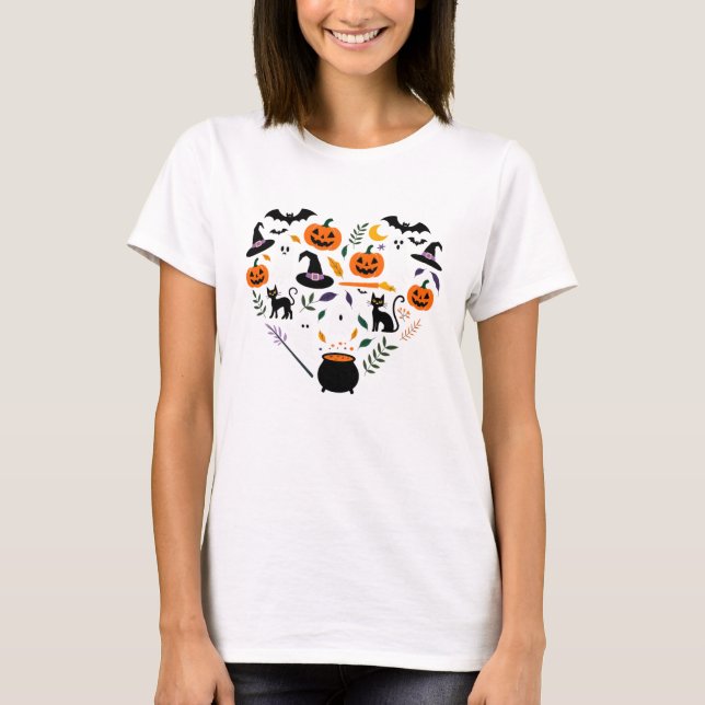Heart of Halloween Magic T-Shirt (Front)