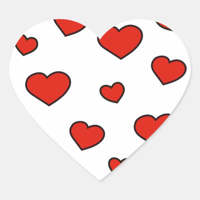 Heart of Hearts Heart Sticker (Front)