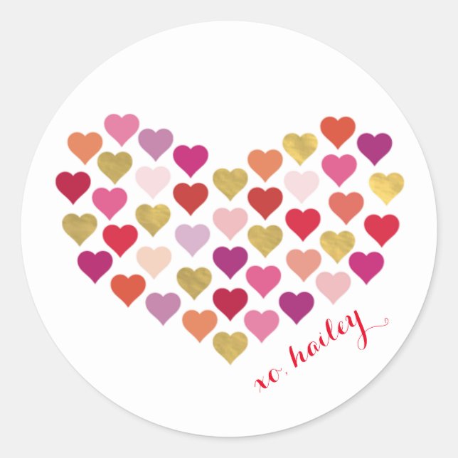 Heart of Hearts | Personalised Sticker (Front)