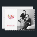 Heart of Hearts | Valentine's Day Photo Card<br><div class="desc">A simple yet sophisticated multi colour "heart of hearts" stands alone in a minimalistic modern fashion on this photo Valentine's day card.</div>