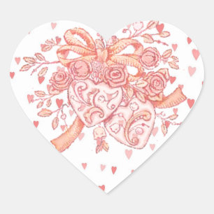 Heart of Hearts Valentine's Day Stickers