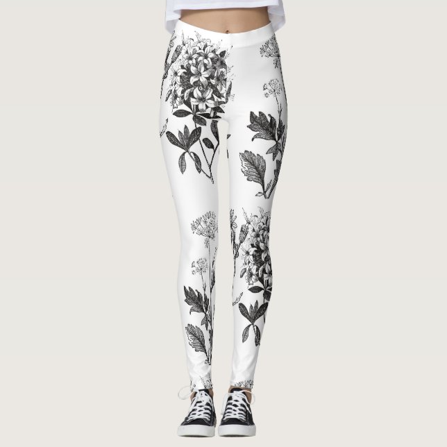 Heart of Herbs Herbal School Botanical Leggings (Front)