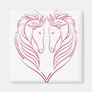 Heart of horses-horse-heartland-cheshire cat magnet