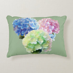 Heart of Hydrangea  Decorative Cushion