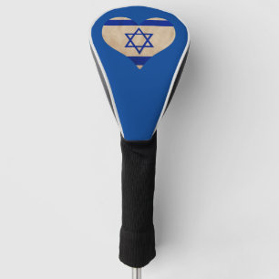 Heart of Israel Golf Head Cover